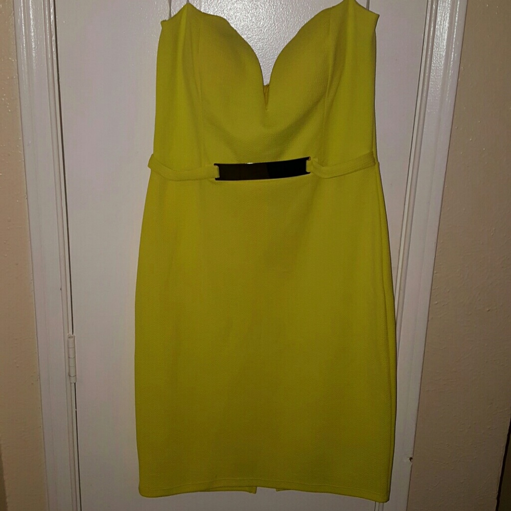 Strapless dress